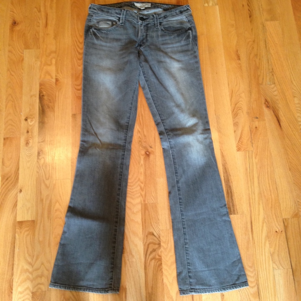 J & Co Gray Jeans with Embellished Pockets
